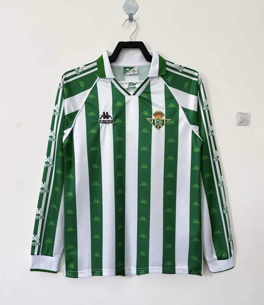 1995/1997 Retro Real Betis Home Football Jersey Long Sleeve  — main view