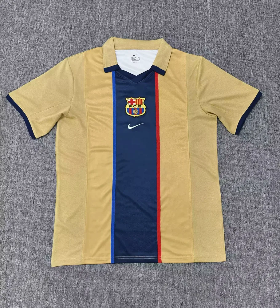 2025/2026 Barcelona x Travis Scott Collaboration Joint Rétro Maillot Jaune  — main view