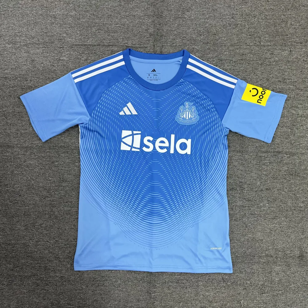 2025/2026 Newcastle United Goalie Blue Football Jersey  — main view