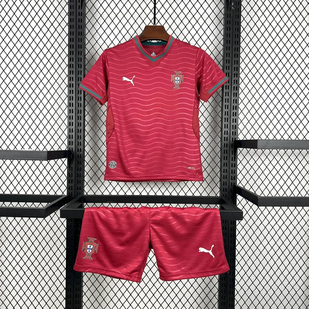 2026 Portugal Home Football Shirt  Kids Size — main view