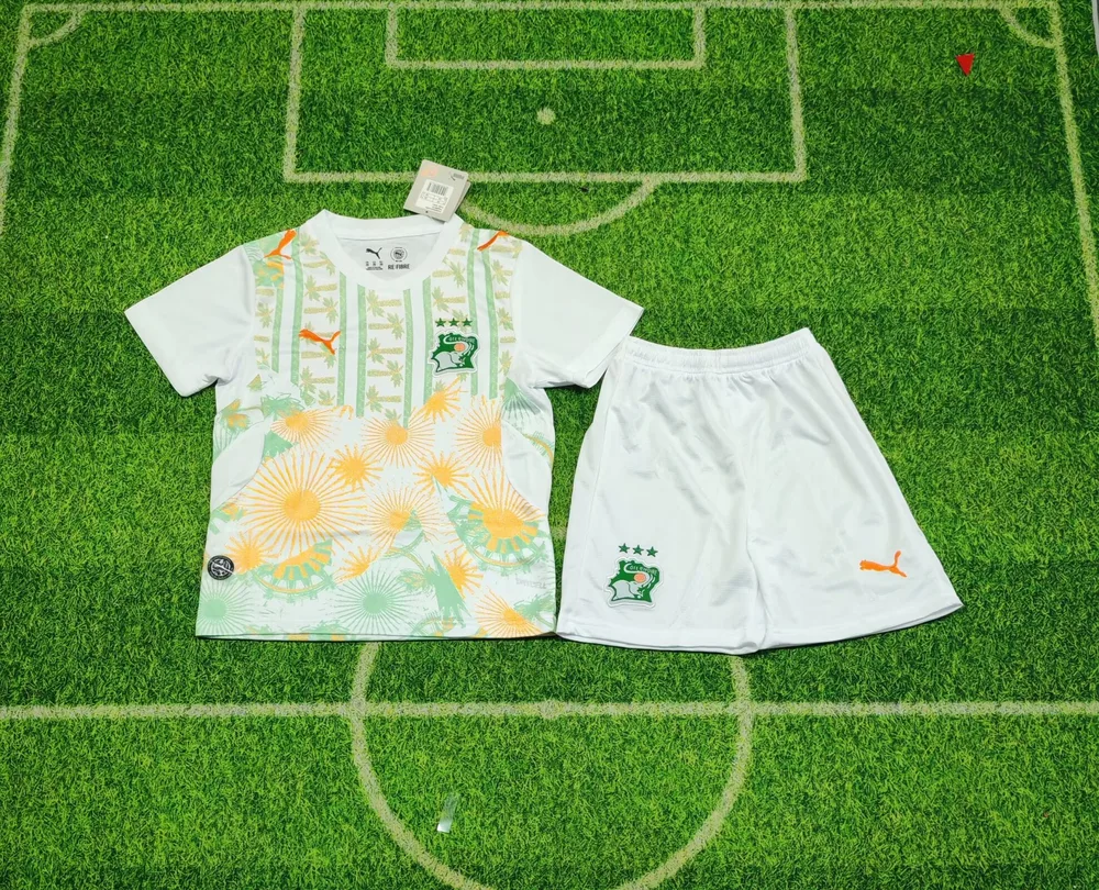 2026 Maillot Extérieur Équipe Nationale de Côte d'Ivoire Football   Taille Enfant — main view
