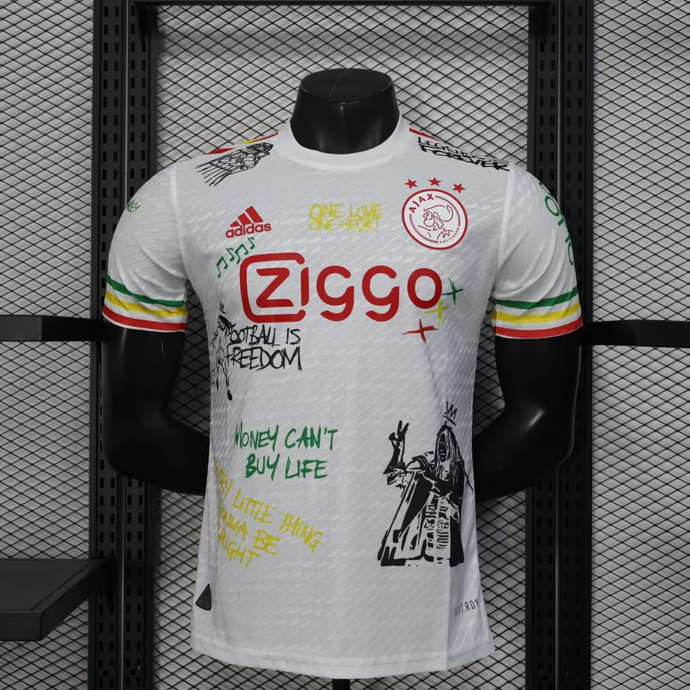 2025/2026 Camiseta de Ajax Doodle Plate Versión Jugador Calidad Thai — main view