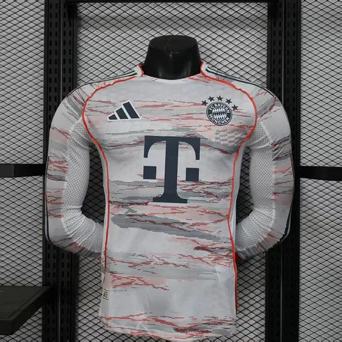 Maillot Extérieur Bayern Munich Version Joueur Manches Longues 2025-2026  — main view