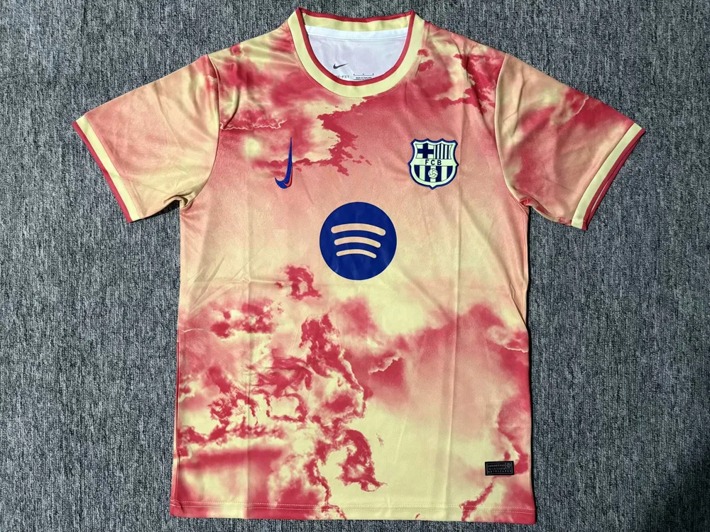 2025/2026 Barcelona Special Edition Red and Yellow Football Jersey  — main view