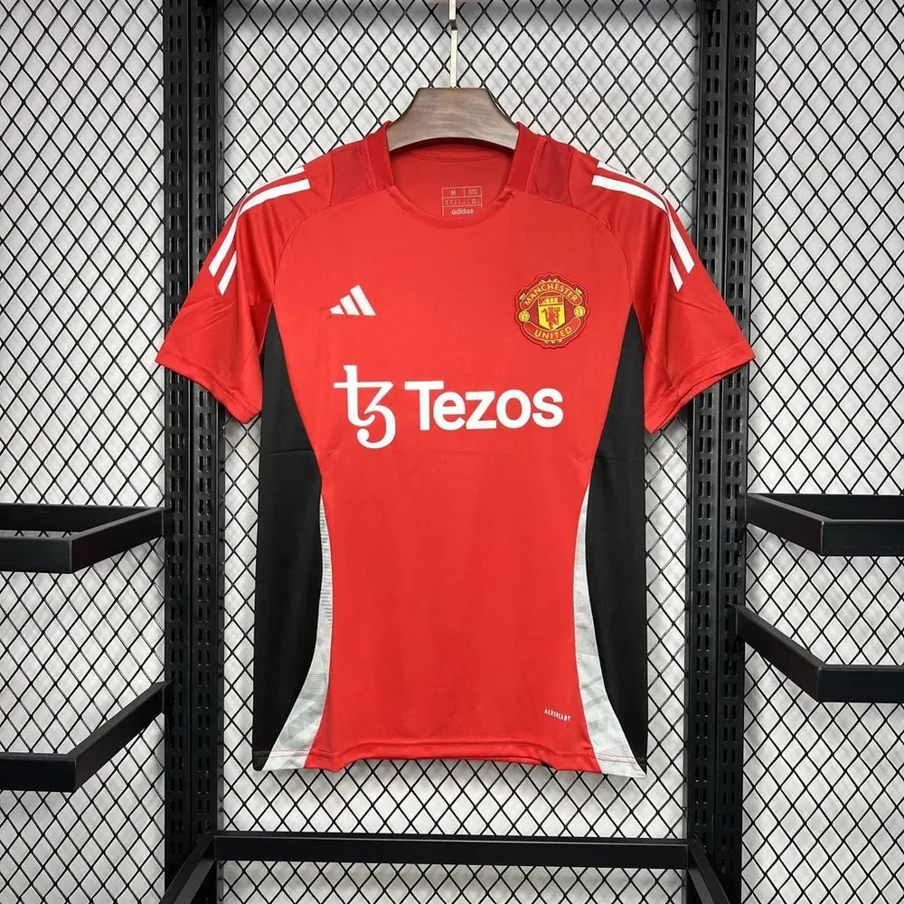 Camisa de Treino Pré-Jogo Manchester United Vermelha 2024/2025  — main view
