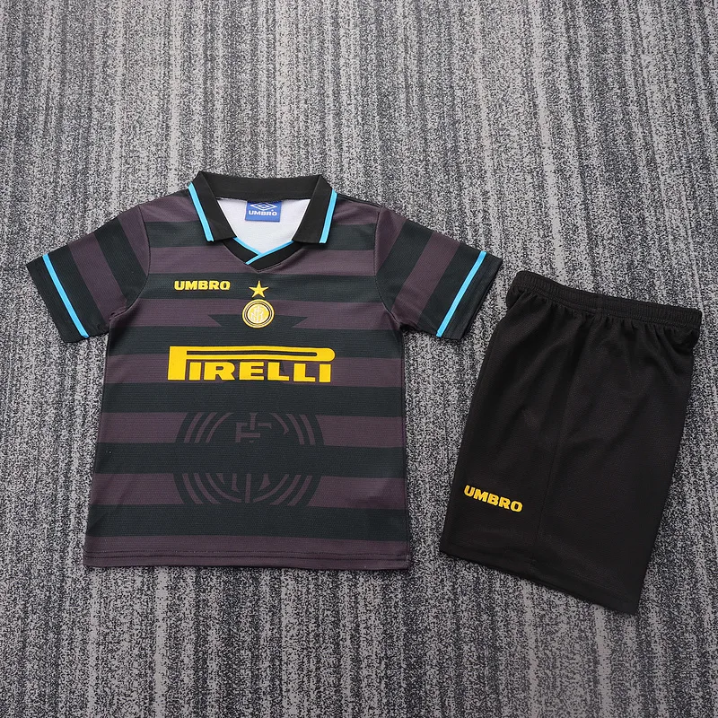 1997/1998 Retro Inter Milan Third Away Football Jersey  Kids Size — main view