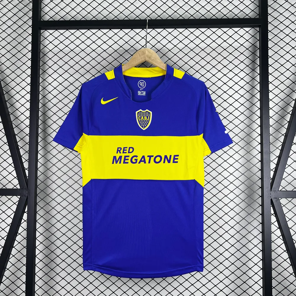 2005/2006 Retro Boca Juniors Heim Fußballtrikot   — main view