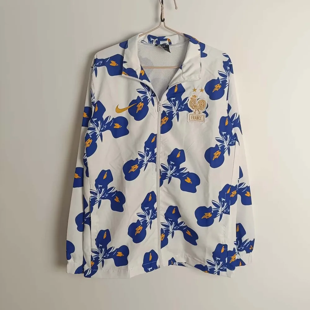 Chaqueta Cortavientos Blanca de Fútbol de Francia 2025 AAA calidad aficionado — main view