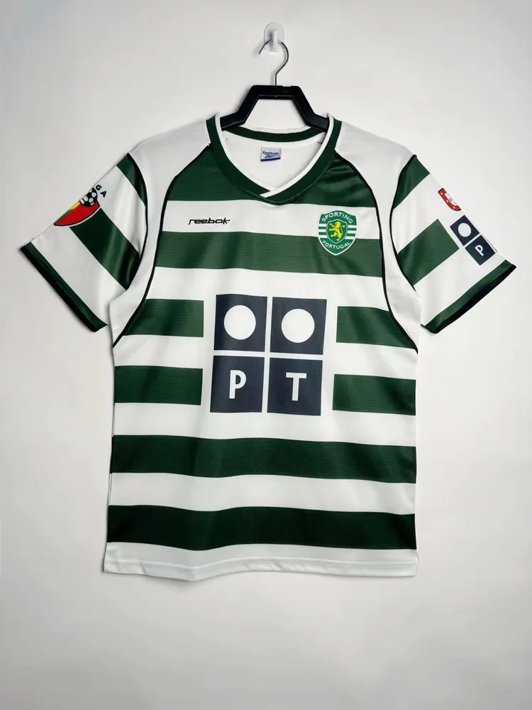2001/2003 Retro Sporting Lisbon Home Football Shirt  — main view