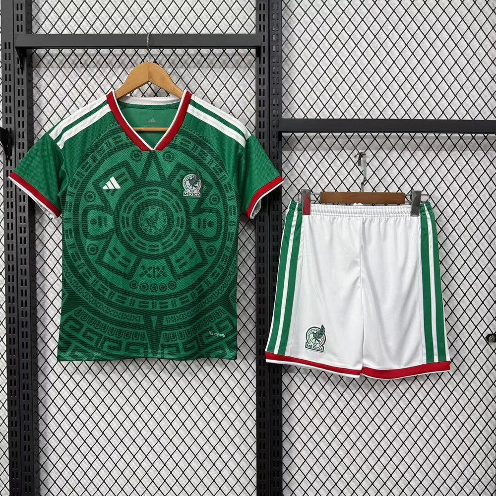 2026 Mexico Home Football Jersey   Kids Size — main view