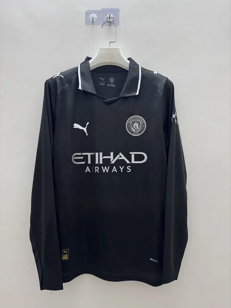 2025/2026 Long Sleeves Manchester City Away Football Jersey  — main view