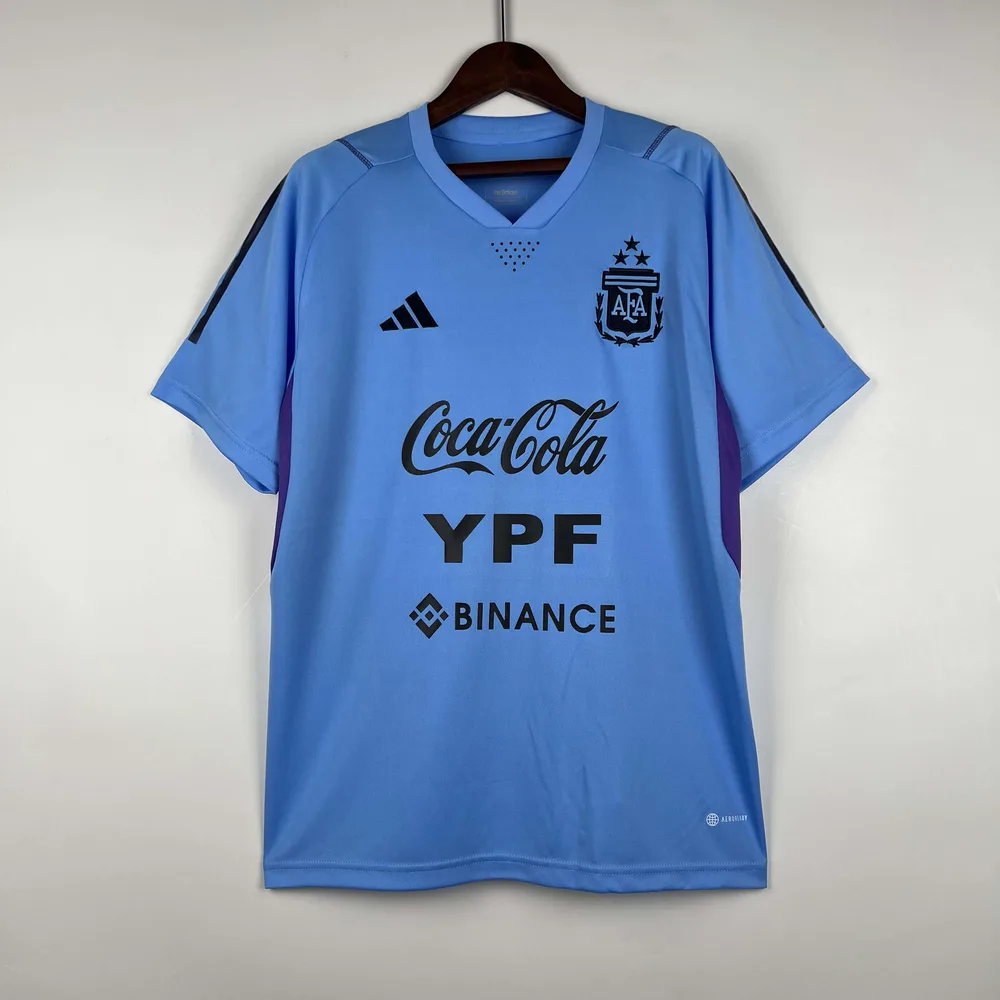 2023 Argentina National Team Training Suit Blue Jersey — main view