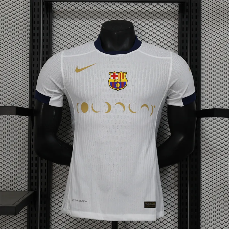 2024/2025 Spieler Version Barcelona Weißes Coldplay Trikot  — main view