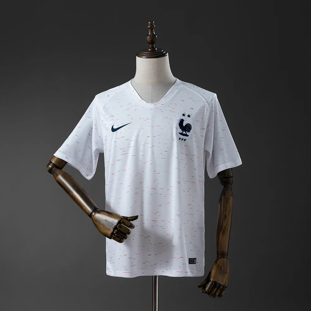 Camisa de Futebol Retro 2018 França Away AAA qualidade fã — main view