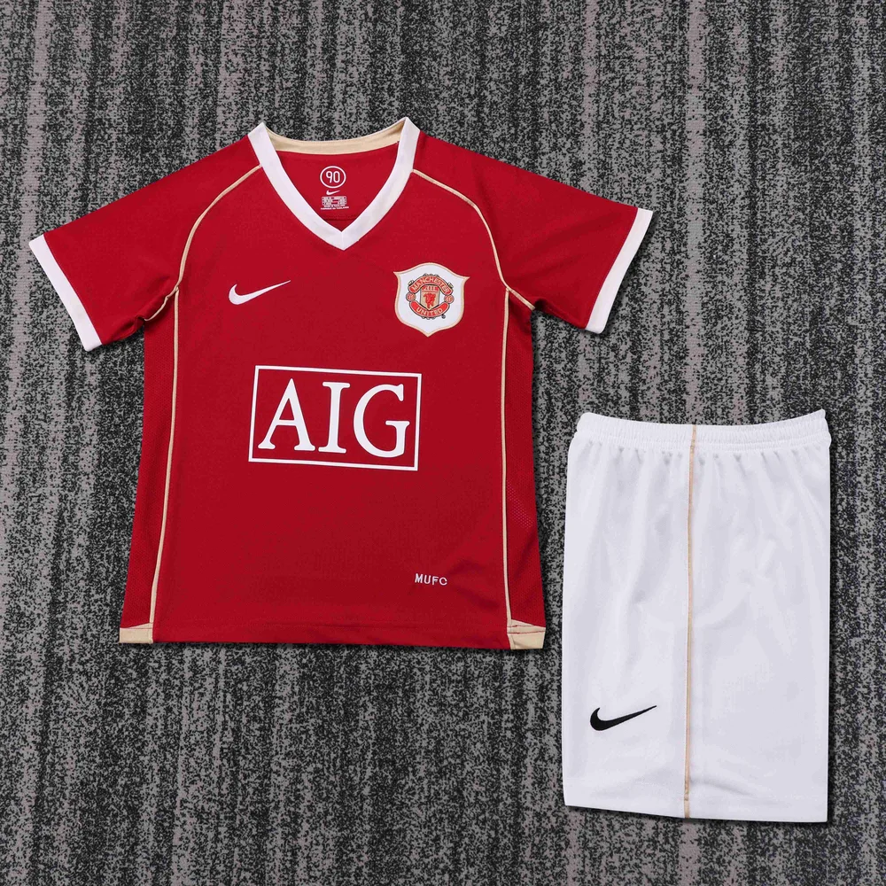 2006-2007 Retro Manchester United Camiseta Local  Talla Infantil — main view
