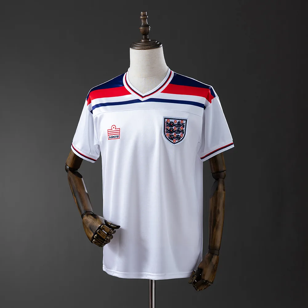 Maillot Domicile Angleterre 1982 Rétro AAA qualité fan — main view