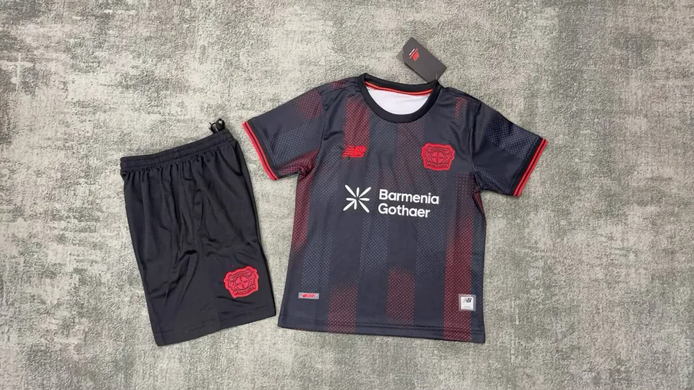 2025/2026 Leverkusen Home Football Jersey  Kids Size — main view