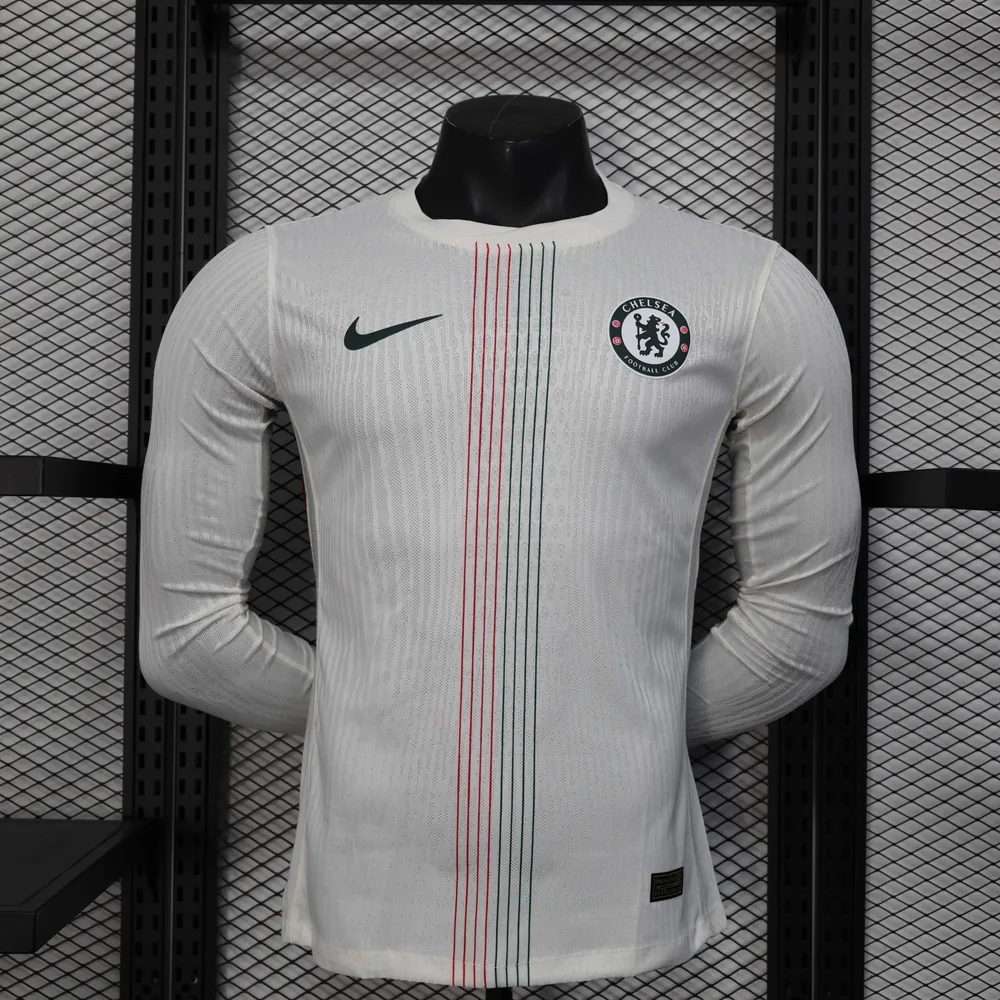 2025/2026 Manches Longues Chelsea Extérieur Version Joueur Maillot de Football  — main view