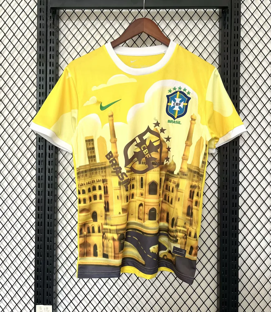 2025/2026 Brazil Special Edition Yellow Football Shirt  — main view