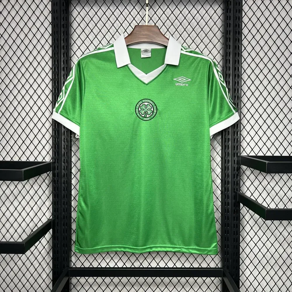 1980 Retro Celtic Home Football Shirt  — main view