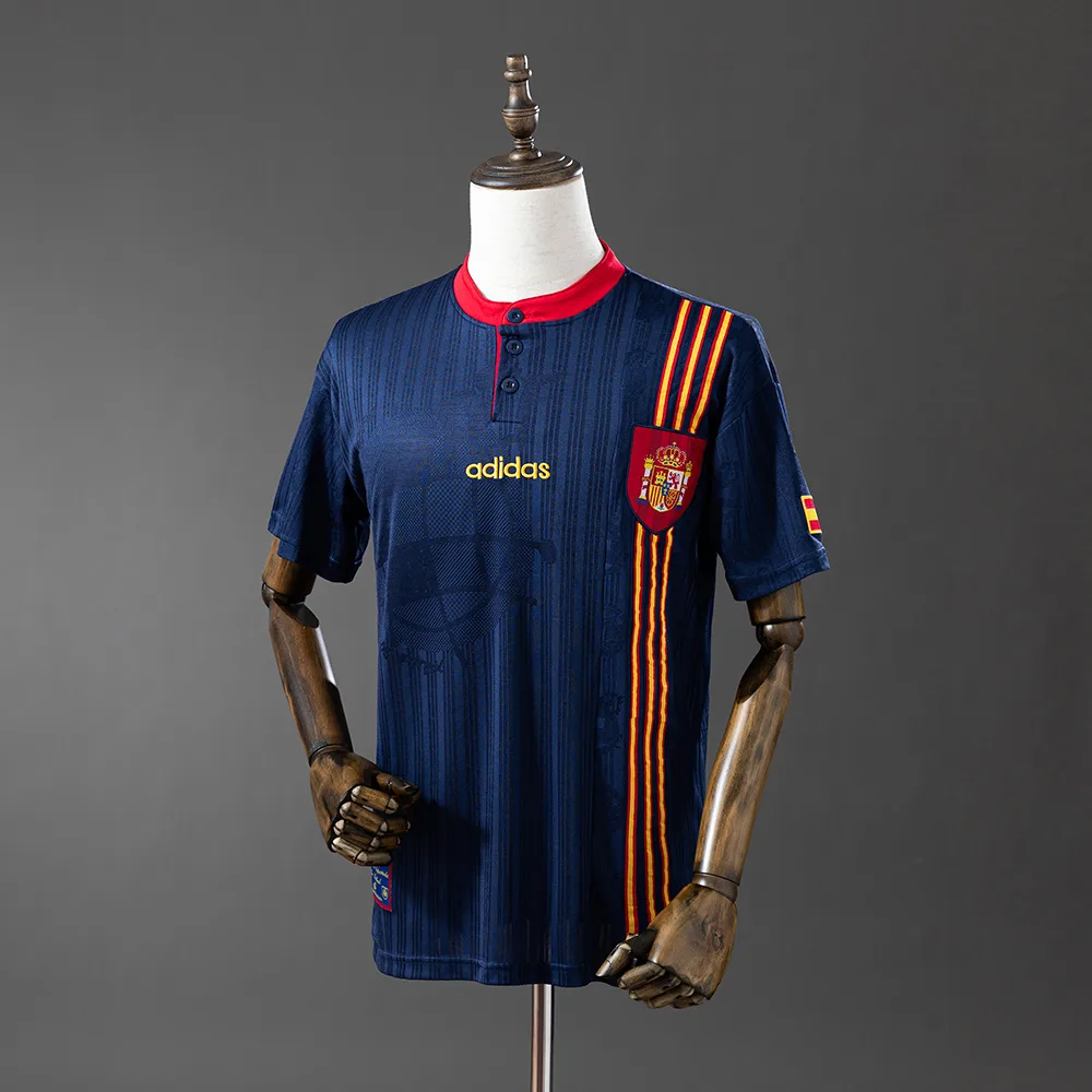 Camiseta Retro 1996 España Visitante Fútbol AAA calidad fan — main view