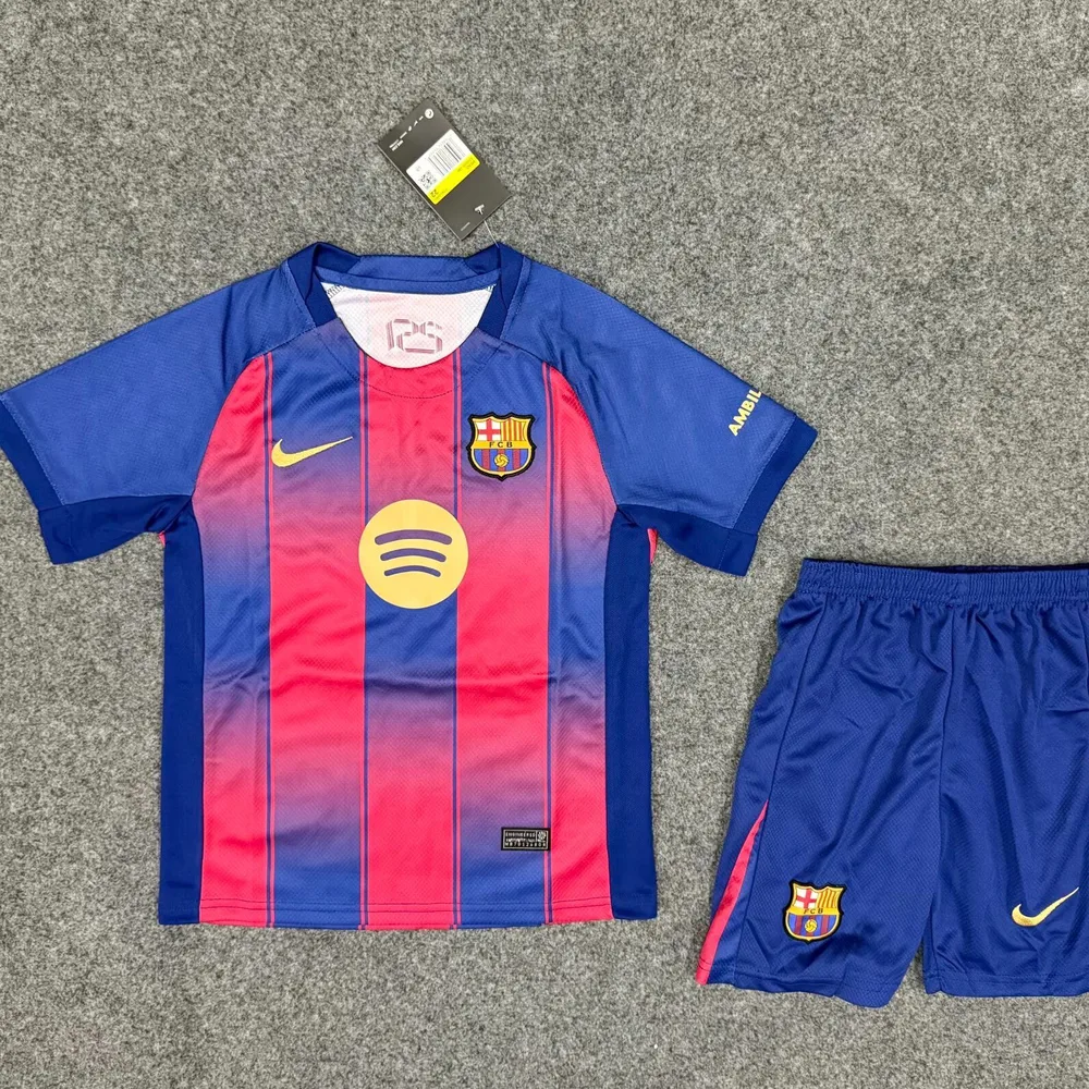 2025/2026 قميص برشلونة المنزلي 01 مقاس أطفال جودة تايلاندية — main view