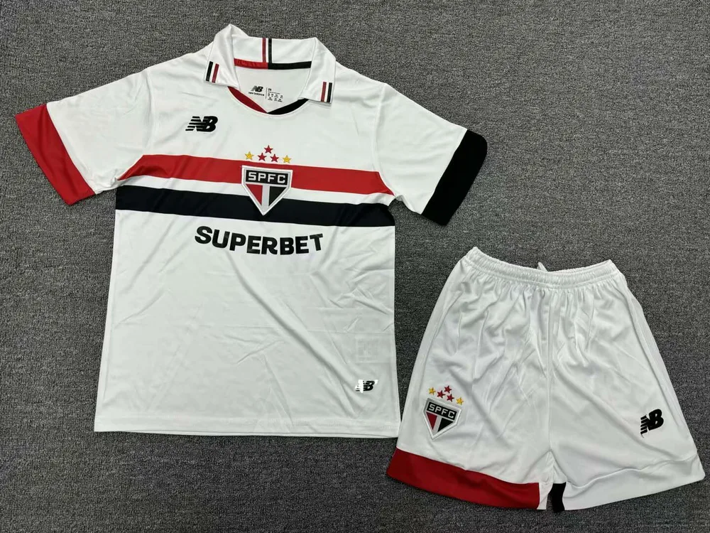 2024/2025 São Paulo Home Jersey  Kids Size — main view