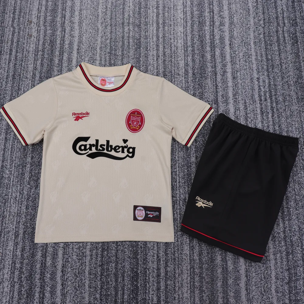 1996-1997 Camisa Retrô Liverpool Away  Tamanho Infantil — main view
