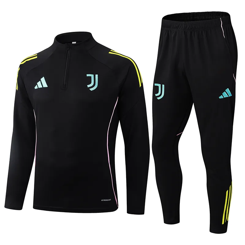 Ensemble Survêtement Mi-Tige Juventus Noir 2025/2026  — main view