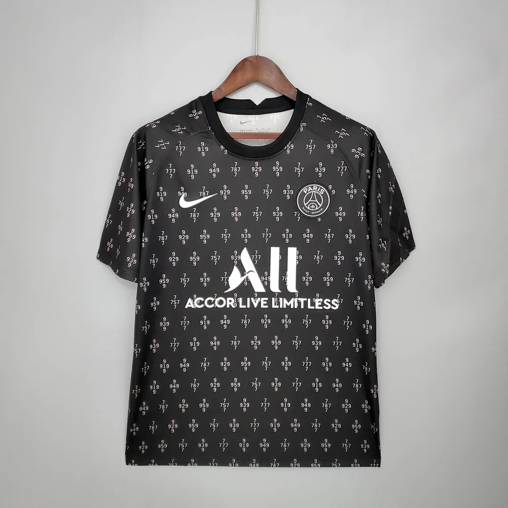 2021/2022 Psg Paris Saint-Germain Training Wear Black — main view