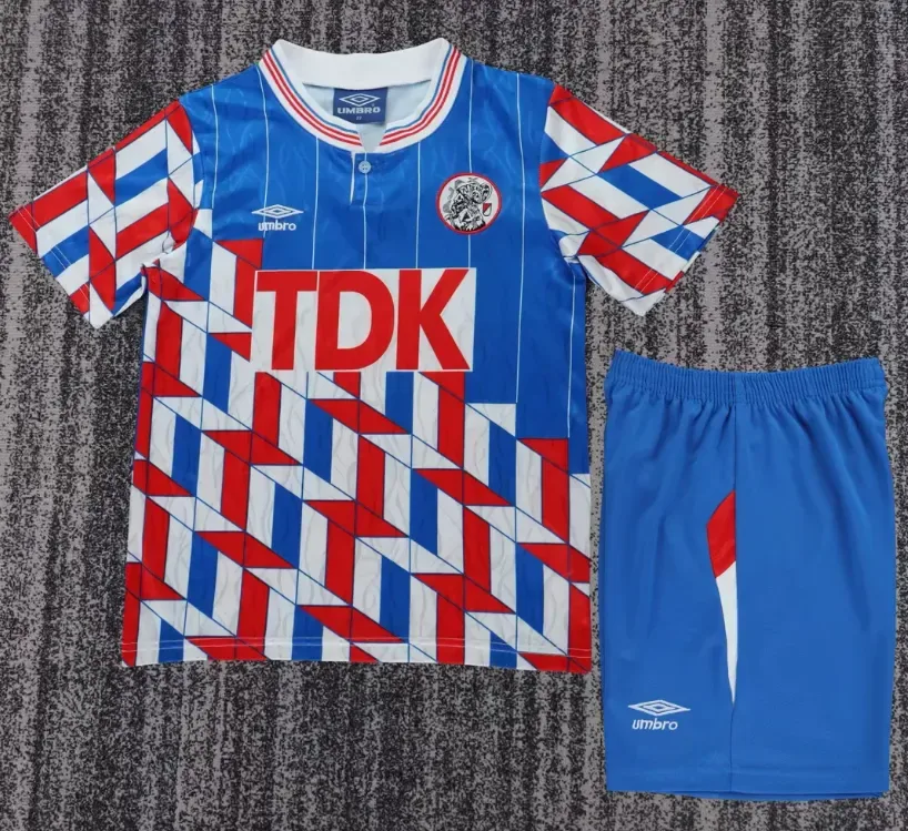1998/1990 Retro Ajax Away Football Jersey   Kids Size — main view