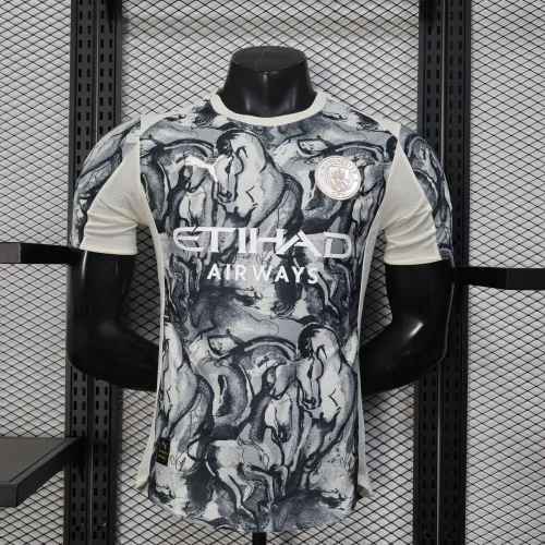 2025/2026 Player Version Manchester City Gray Special Edition Football Jersey  — main view