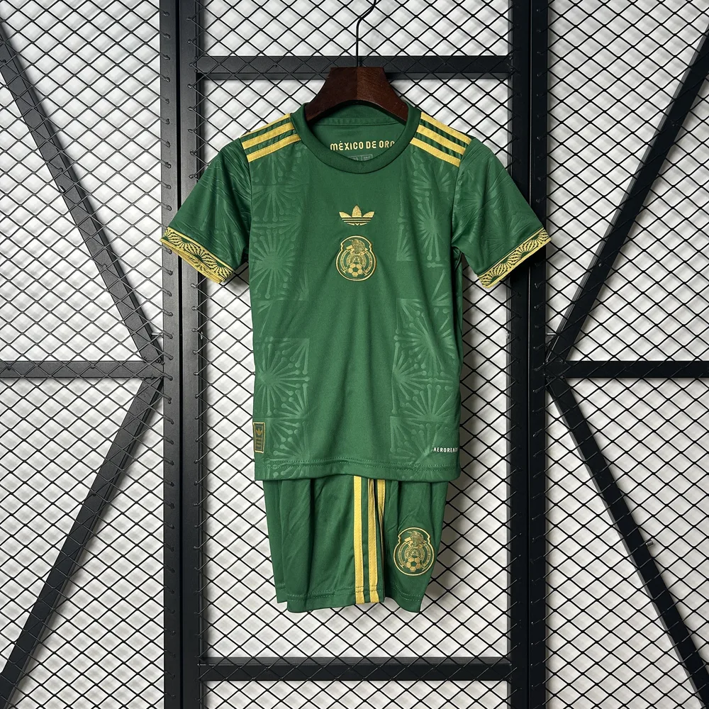Camiseta de Fútbol Verde Edición Especial Nacional de México 2025 AAA calidad aficionado Talla Infantil — main view