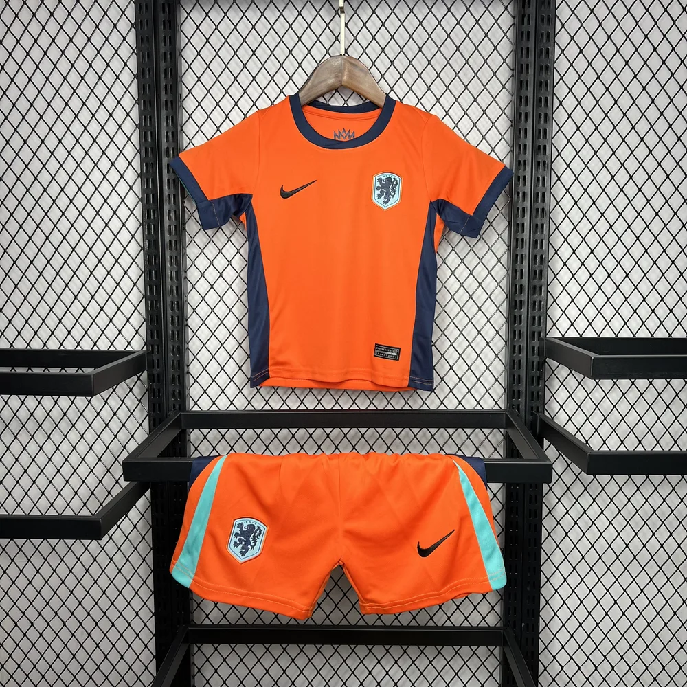 Camisa de Futebol Países Baixos Casa 2024 AAA qualidade fã Tamanho Infantil — main view