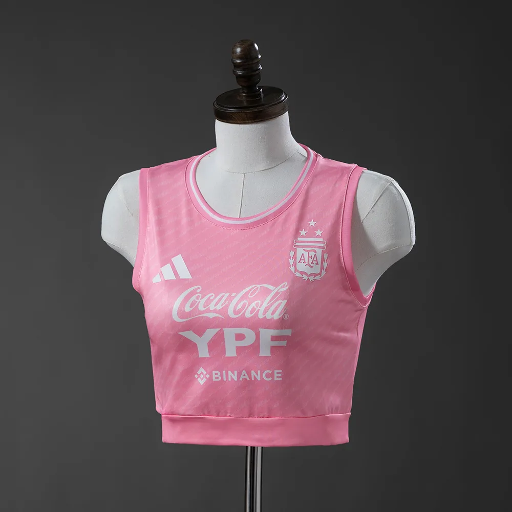 2026 Argentinien Heim Damen Weste Pink AAA Fan-Qualität — main view
