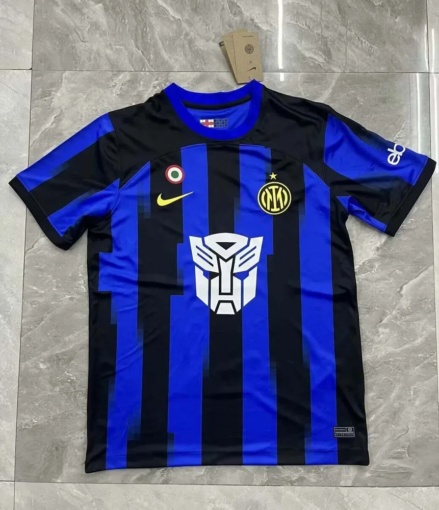 2023/2024 Inter Milan Transformers Special Edition Football Jersey fan-grade — main view