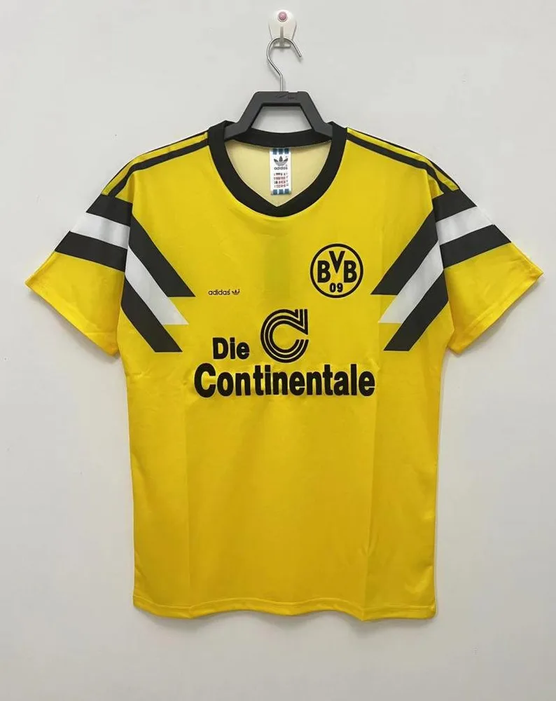 1989 Retro Dortmund Home Football Shirt  — main view