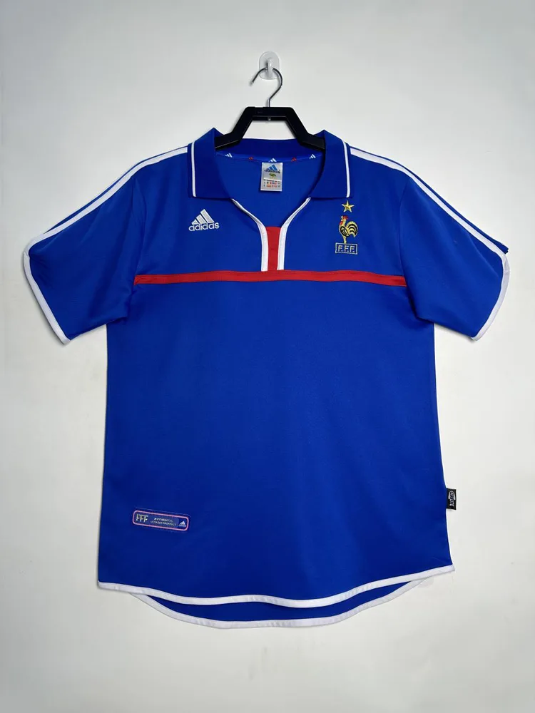 2000 Retro France Home Football Shirt  — main view