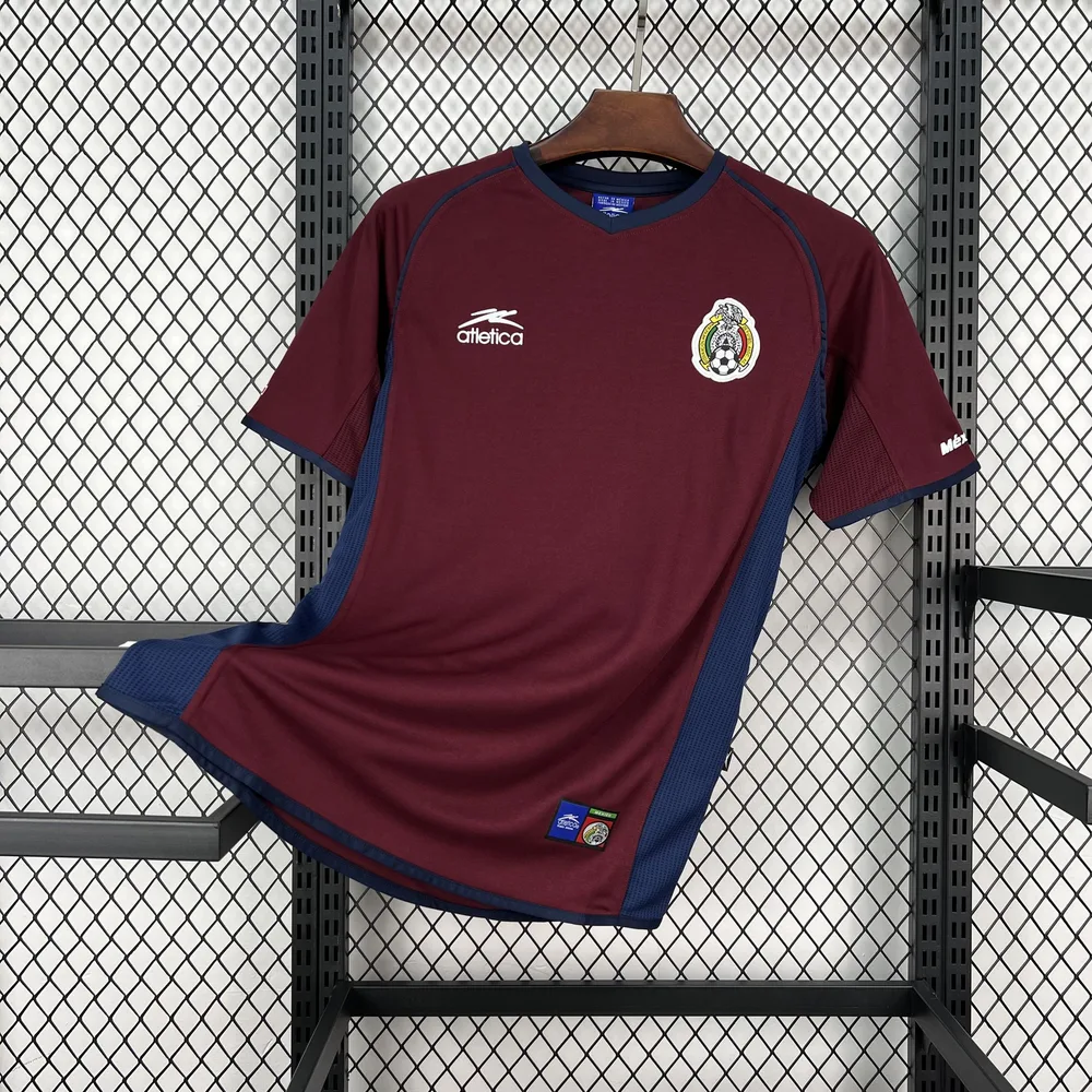 2002 Retro Mexiko National Drittes Auswärtstrikot AAA Fan-Qualität — main view