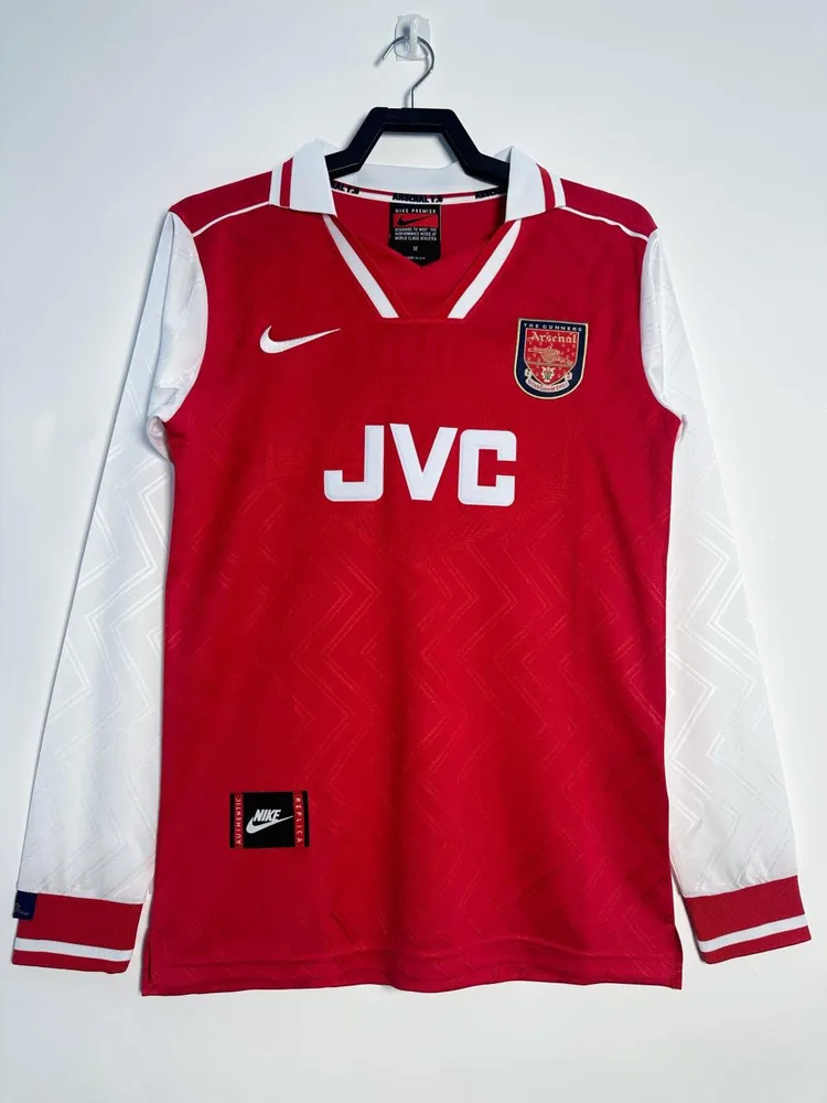1996-1997 Retro Long Sleeve Arsenal Home Football Shirt  — main view