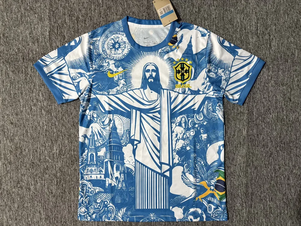 2025/2026 Brazil goddess Blue Football Jersey  — main view