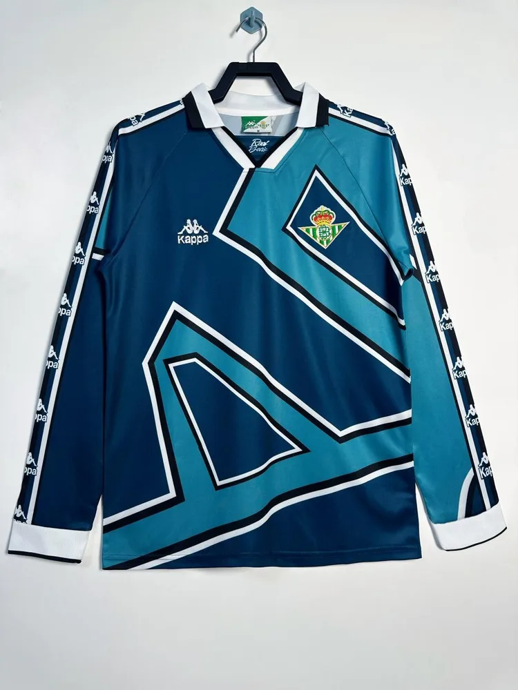 1995/1997 Retro Real Betis Visitante Camiseta de Fútbol Manga Larga  — main view
