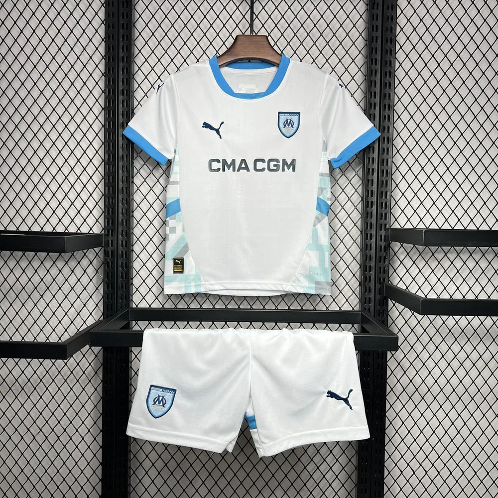 2024/2025 Olympique de Marseille Camiseta Local Fútbol  Talla Infantil — main view