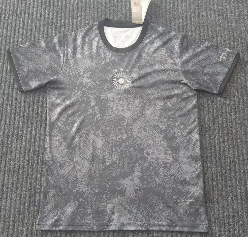 Camisa de Futebol Training Suit Cinza da Argentina 2025/2026  — main view