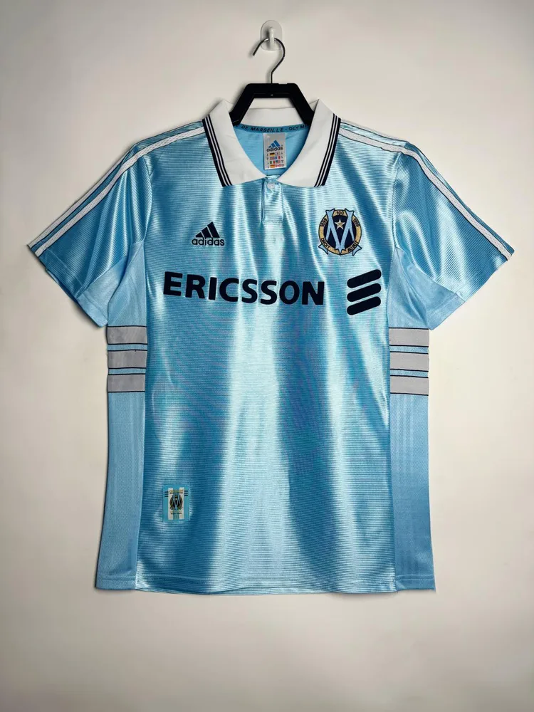 1998-1999 Retro Olympique de Marseille Away Football Jersey  — main view
