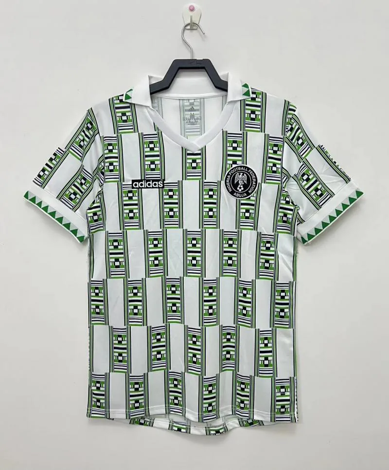 1994 Retro Nigeria Nationalmannschaft Auswärts Fußballtrikot  — main view