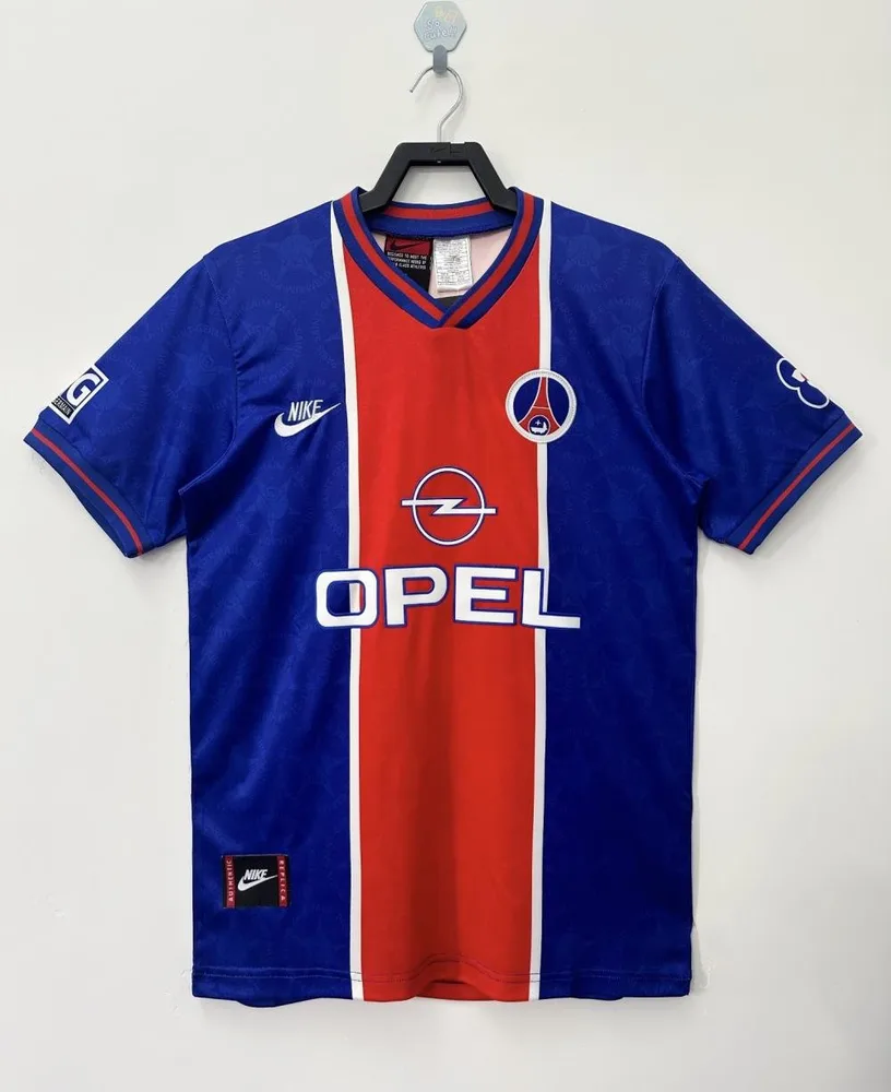 1995/1996 Retro Psg Paris Saint-Germain Casa Camisa de Futebol  — main view