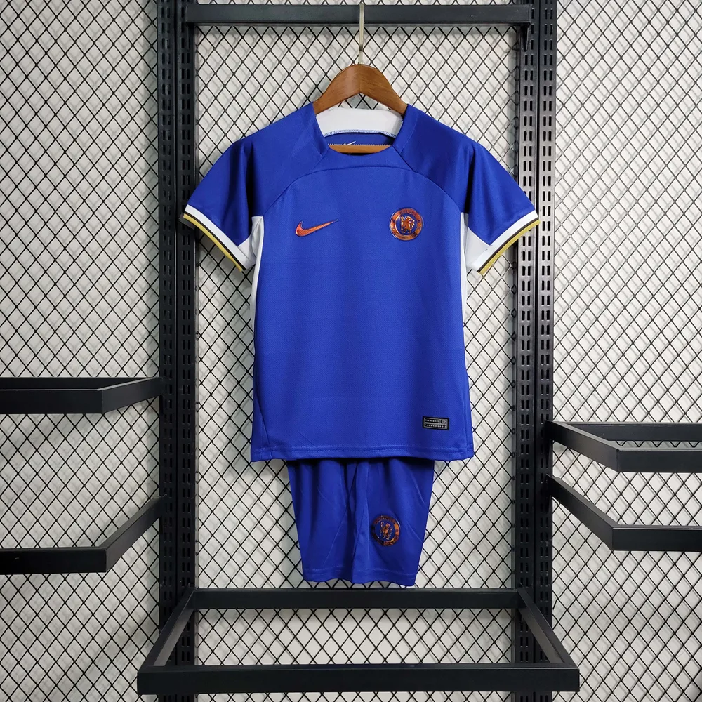 2023/2024 Chelsea Home Football Jersey Kids Size Without Sponsor — main view