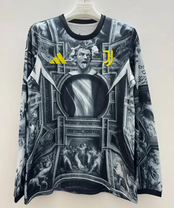 Camisa de Futebol Manga Longa Terceiro Uniforme de Treino Juventus 2025/2026 -   — main view