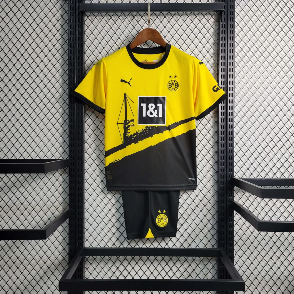 2023/2024 Dortmund Home Football Shirt Kids Size — main view